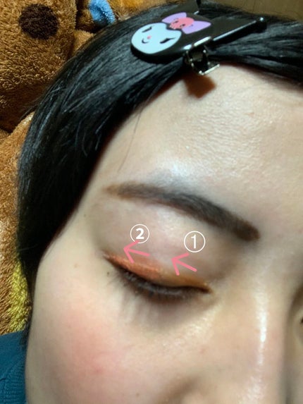 UR GLAM POWDER EYESHADOW/U R GLAM/単色アイシャドウを使ったクチコミ(2枚目)