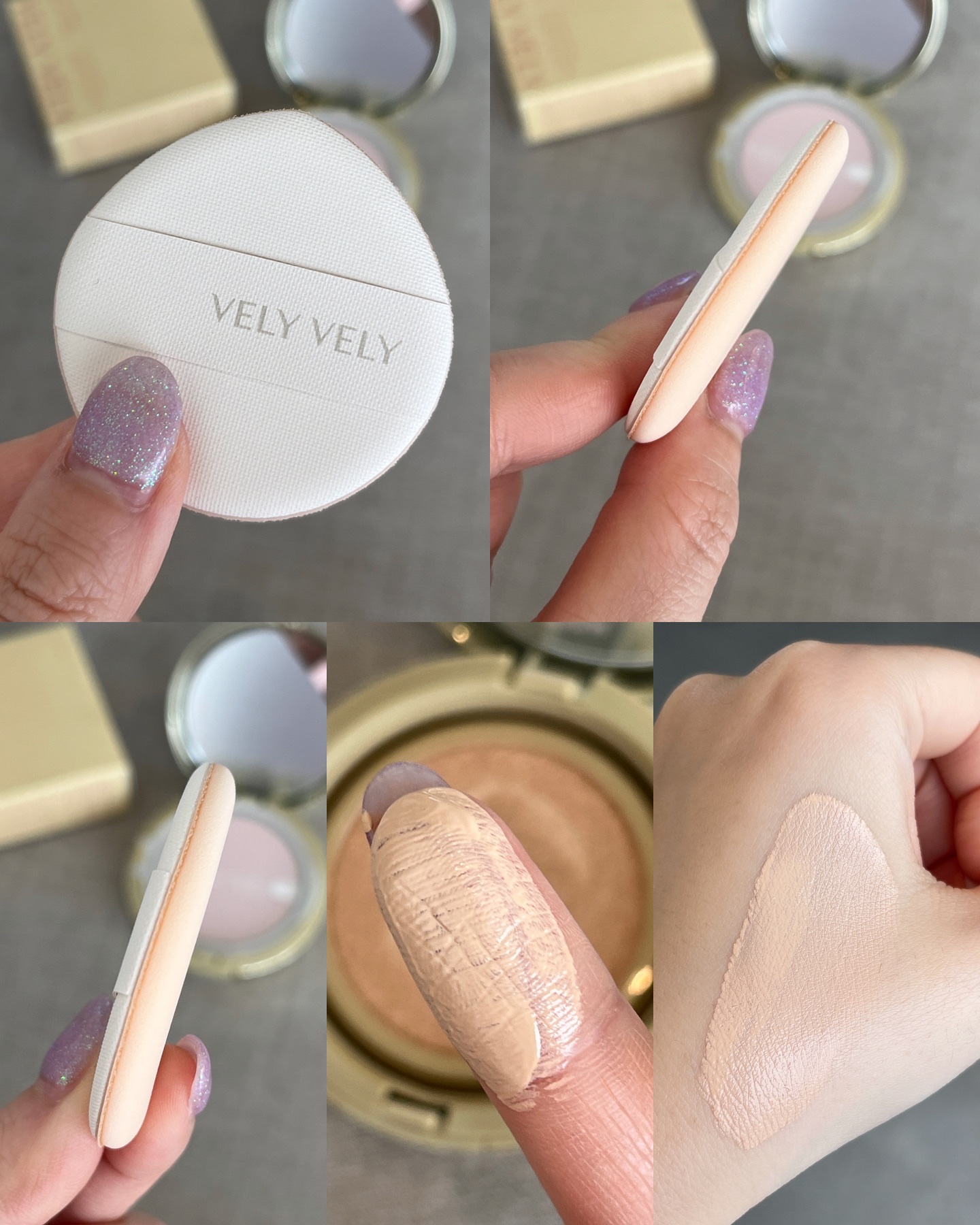 はちみつツヤ肌クッションファンデ/VELY VELY/クッションファンデーションを使ったクチコミ（3枚目）