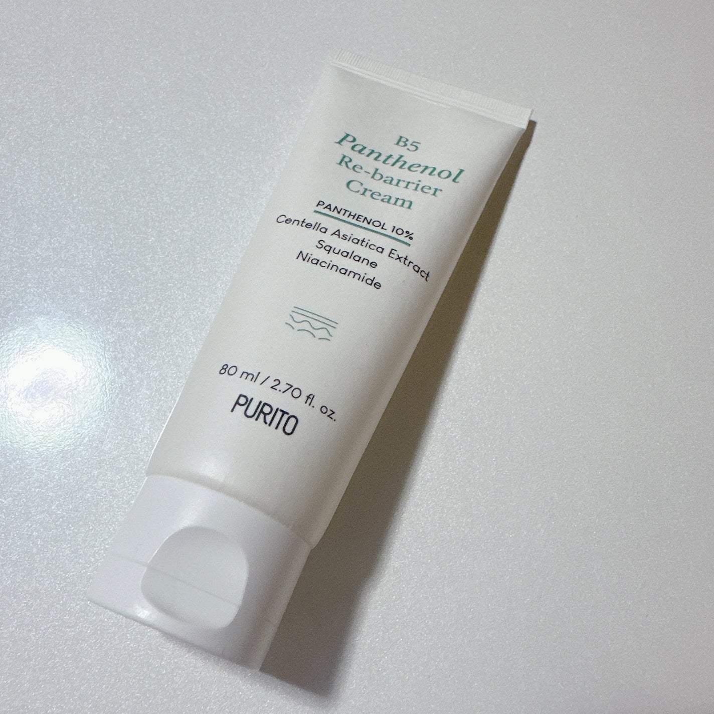 B5パンテノールリバリアクリーム/PURITO/フェイスクリームを使ったクチコミ(2枚目)