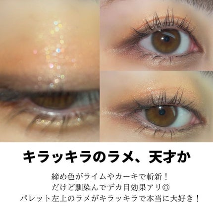 oto|好きを育てるメイクレシピ on LIPS 「ラメが綺麗!で人気の韓国コスメ・アンリシアの新作パレット🍋━━..」(4枚目)