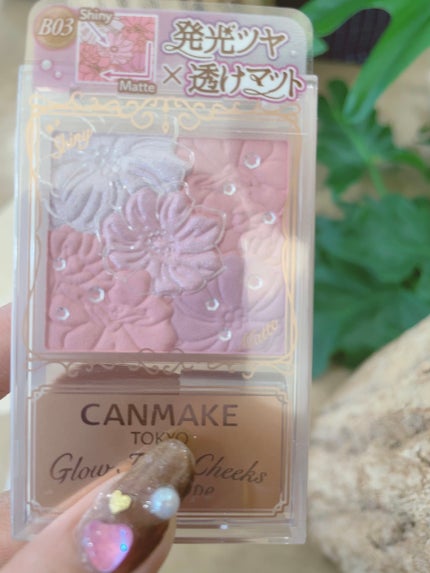 グロウフルールチークス(ブレンドタイプ)/キャンメイク/パウダーチークを使ったクチコミ(2枚目)