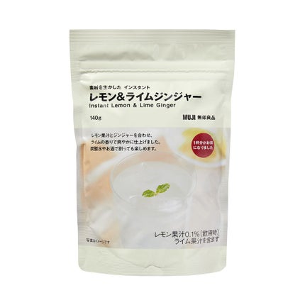 無印良品 素材を生かしたインスタント レモン&ライムジンジャー