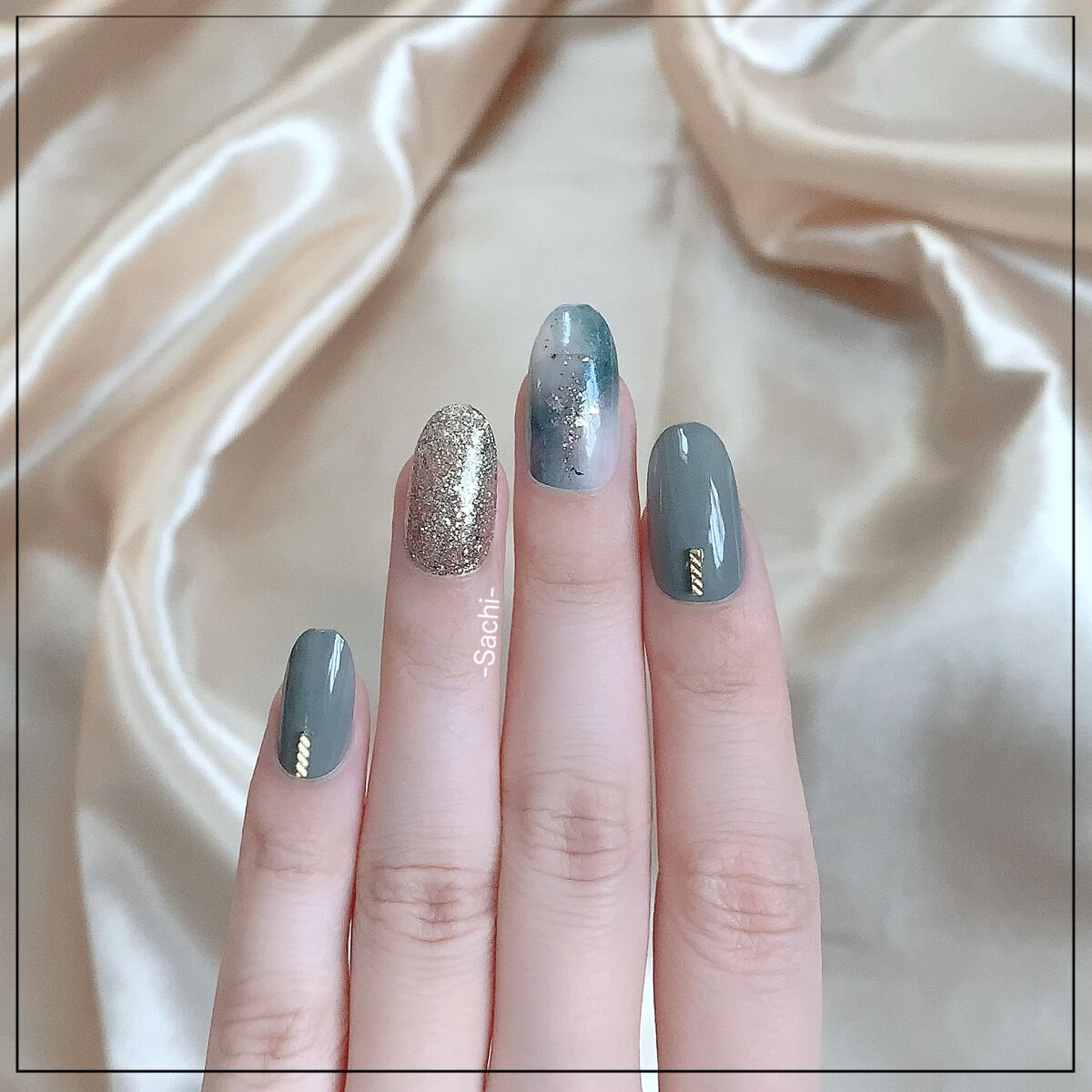 ネイルホリック Nostalgic color BL925/ネイルホリック/マニキュアを使ったクチコミ（3枚目）