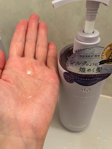 OR スパ・シャンプー/ヘアトリートメント シルキーナイトリペア/Off&Relax/市販シャンプーを使ったクチコミ(1枚目)
