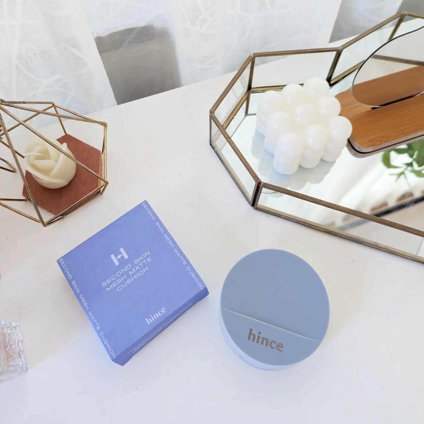 セカンドスキンメッシュマットクッション/hince/クッションファンデーションを使ったクチコミ(2枚目)