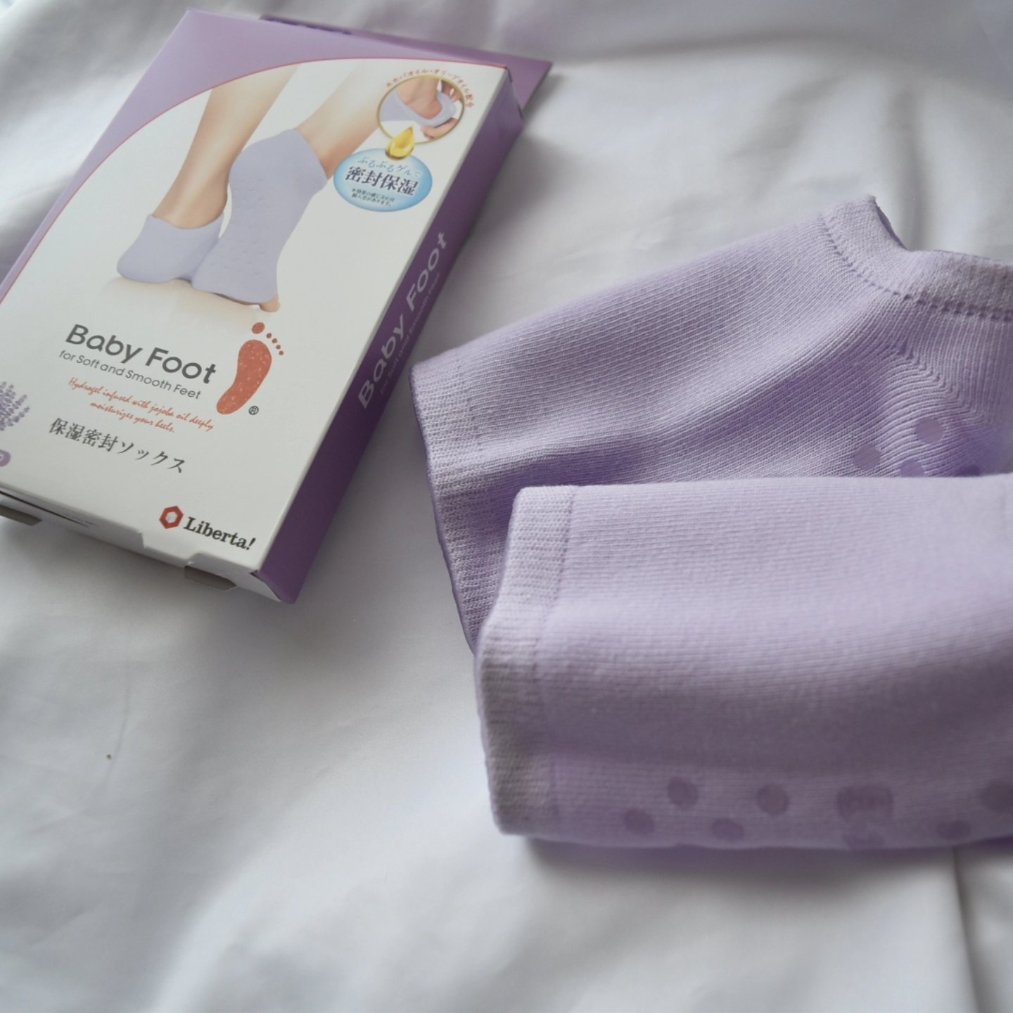 ベビーフット 保湿密封ソックス/ベビーフット/レッグ・フットケアを使ったクチコミ（3枚目）