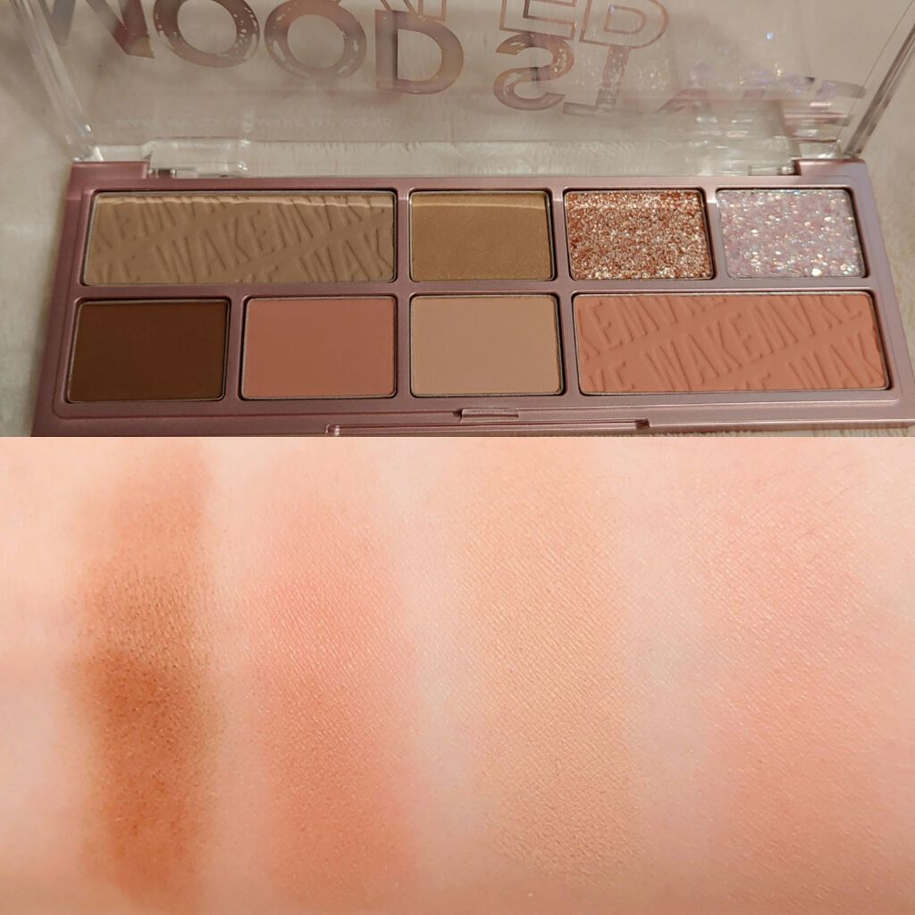 ムードスタイラー 02 NUDY ROSE/wakemake/アイシャドウパレットを使ったクチコミ（3枚目）