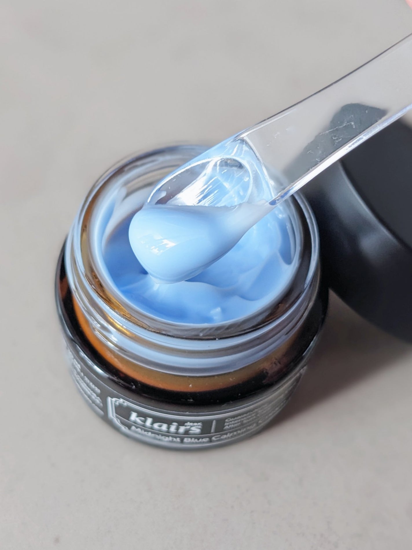 ミッドナイトブルーカーミングクリーム/Klairs/フェイスクリームを使ったクチコミ(2枚目)