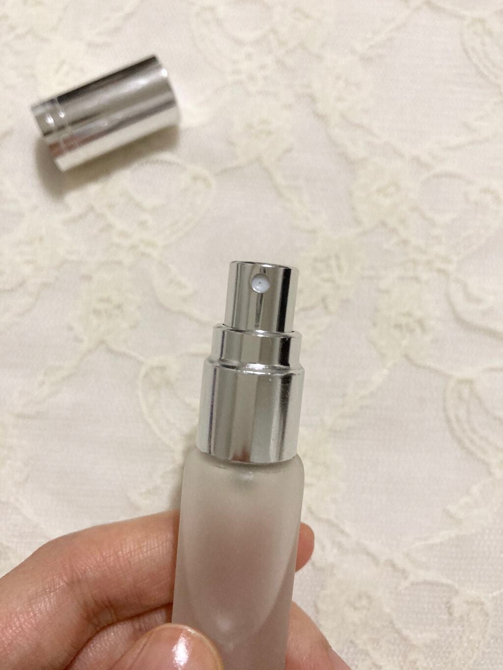 フロストガラスアトマイザー/セリア/その他化粧小物を使ったクチコミ(2枚目)