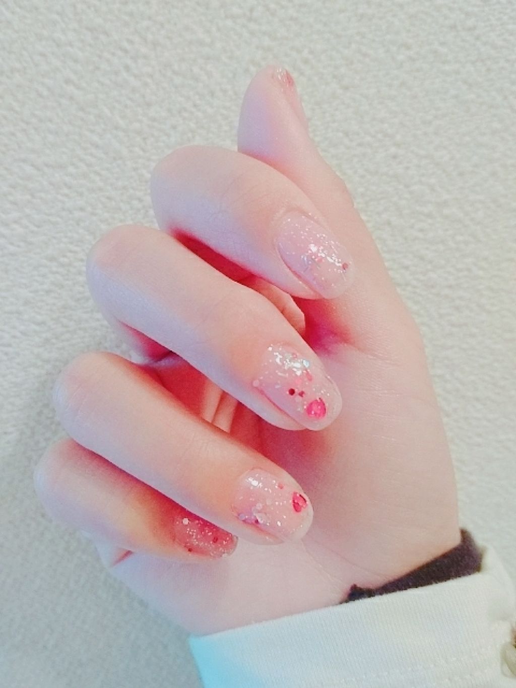 ITGグリッターネイル/DAISO/マニキュアを使ったクチコミ（2枚目）