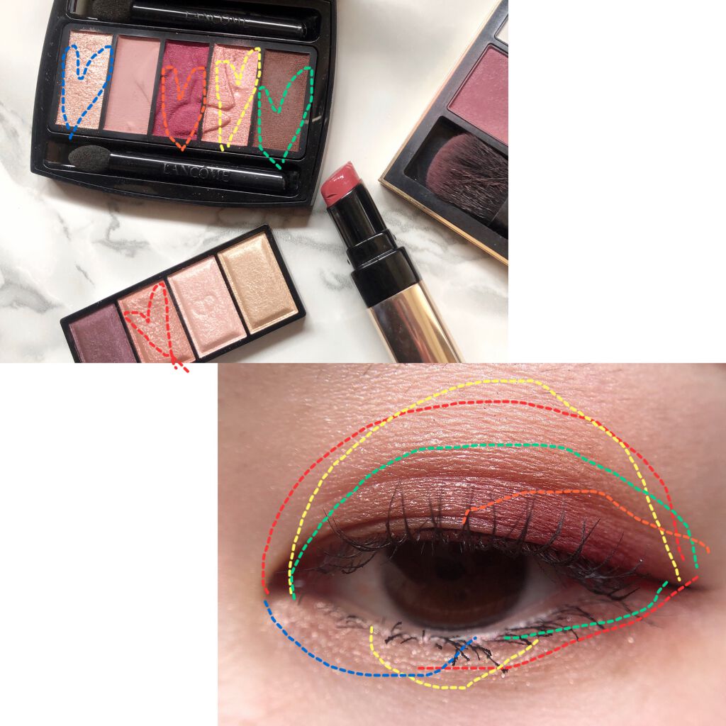 オンブルクルールクアドリn/クレ・ド・ポー ボーテ/アイシャドウパレットを使ったクチコミ(2枚目)