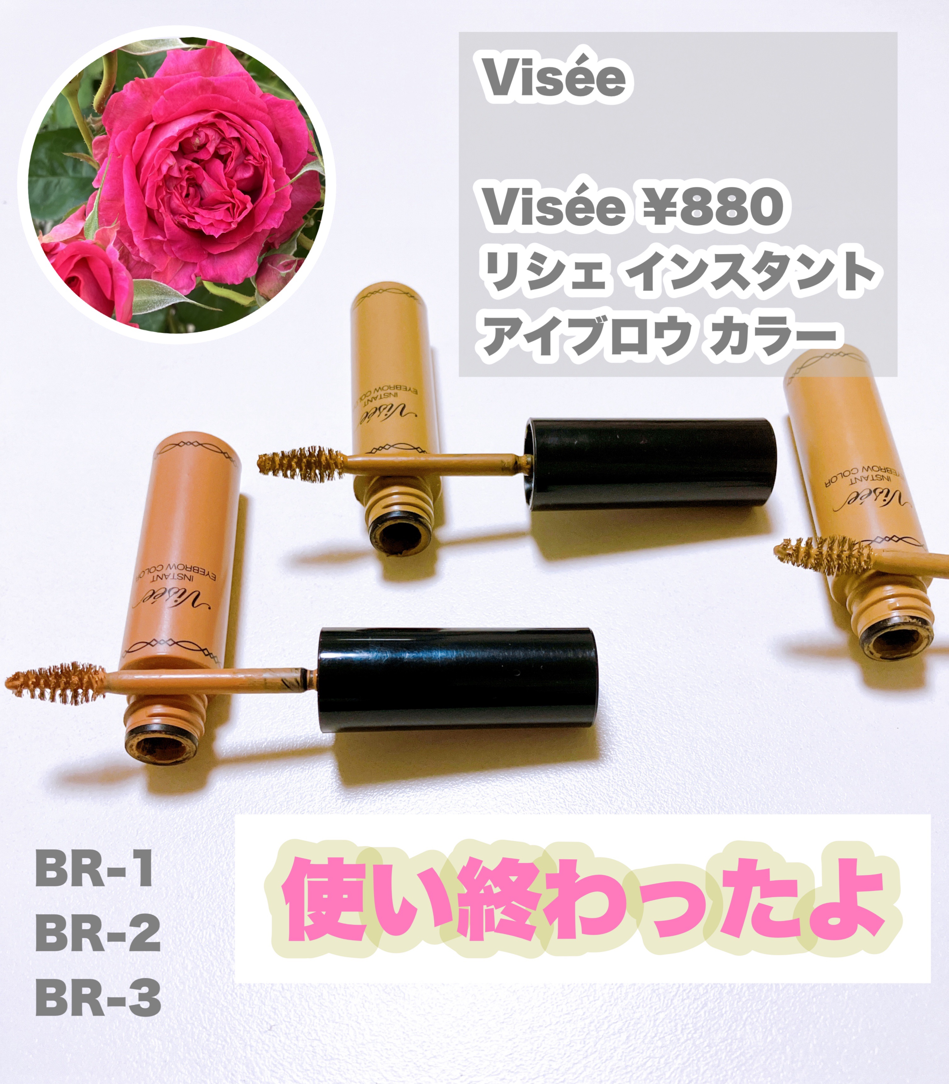 ヴィセ リシェ インスタント アイブロウ カラー/Visée/眉マスカラを使ったクチコミ（1枚目）