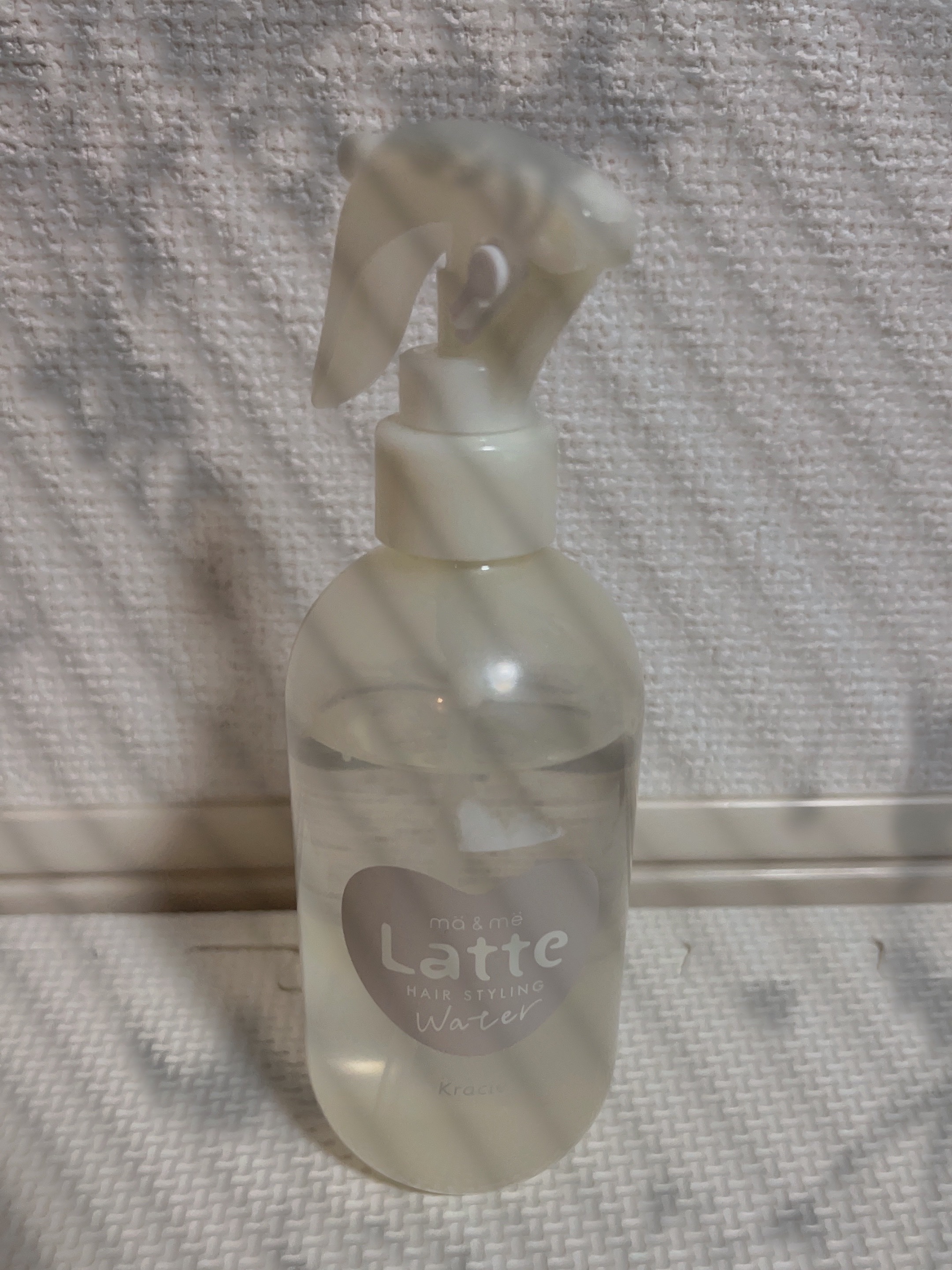 マー&ミー ウォーター/マー＆ミー　ラッテ/プレスタイリング・寝ぐせ直しを使ったクチコミ（1枚目）