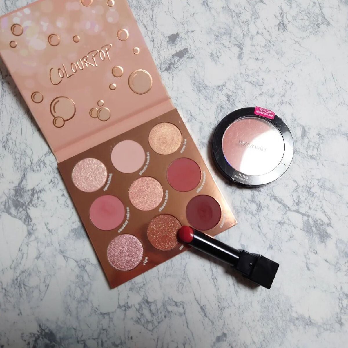 by the rose/ColourPop/アイシャドウパレットを使ったクチコミ(3枚目)