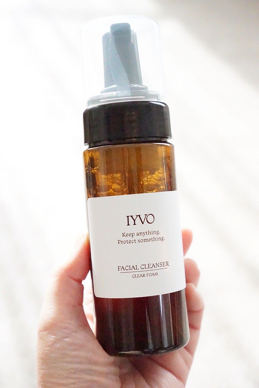 フェイシャルクレンザー クリアフォーム/IYVO/洗顔フォームを使ったクチコミ(2枚目)