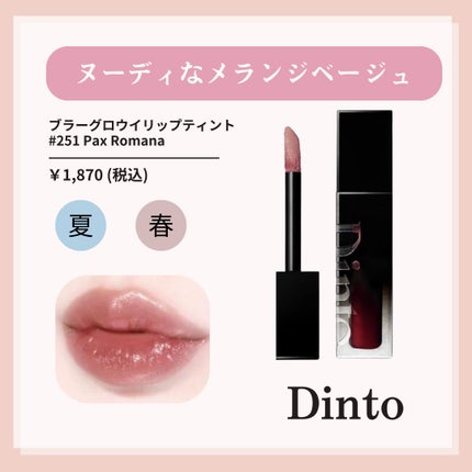 ブラーグロイリップティント/Dinto/リップティントを使ったクチコミ(4枚目)