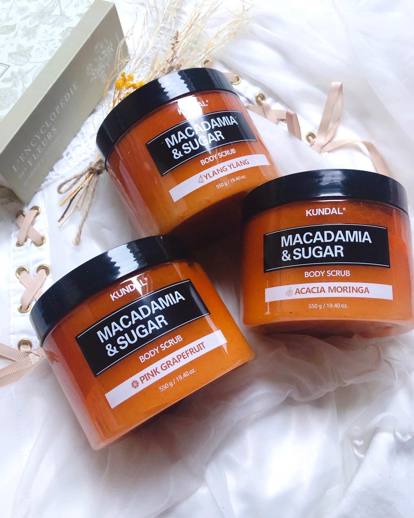 シュガーボディスクラブ アカシアモリンガ/KUNDAL/ボディスクラブを使ったクチコミ(2枚目)