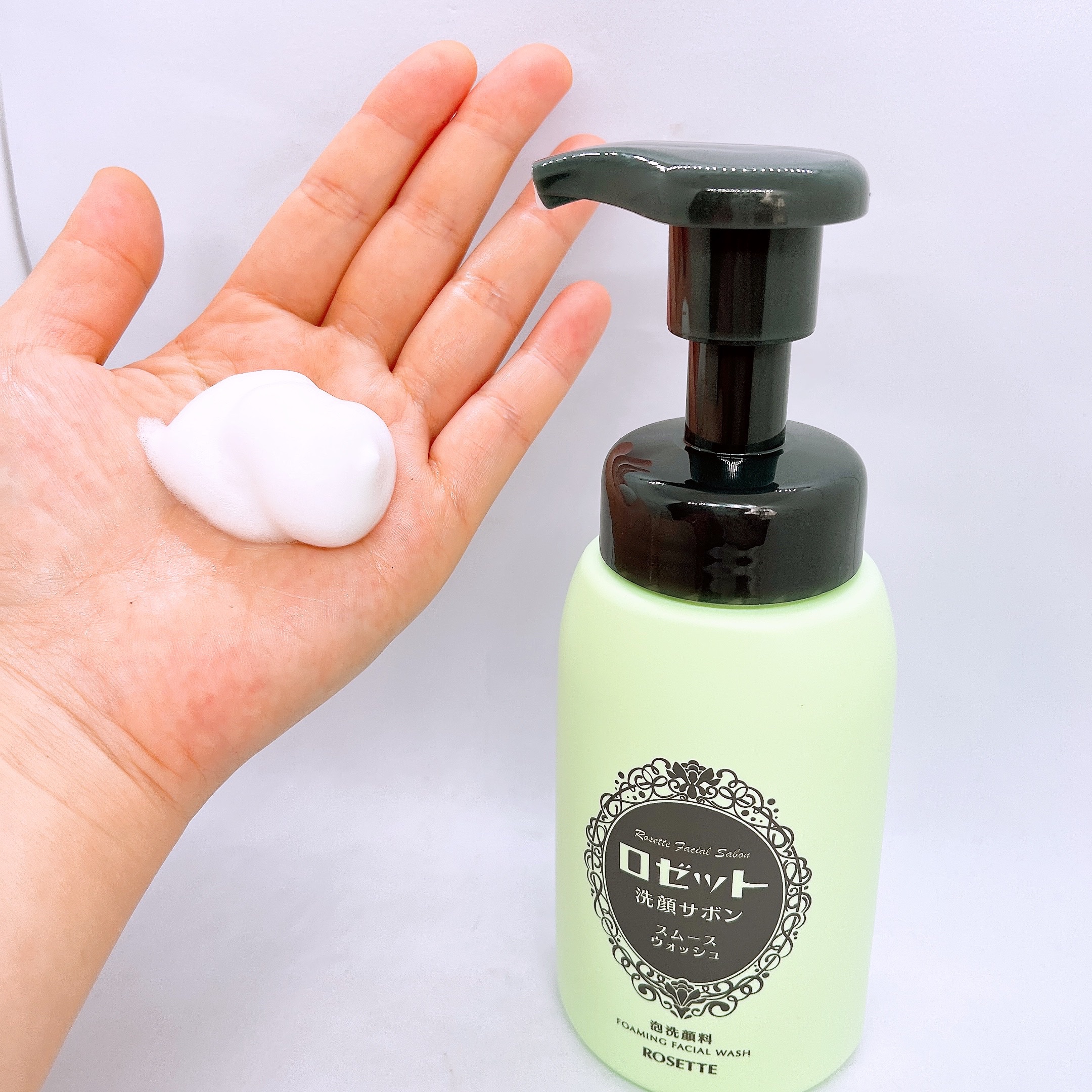 ロゼット洗顔サボン スムースウォッシュ[泡洗顔料]/ロゼット/泡洗顔を使ったクチコミ（2枚目）