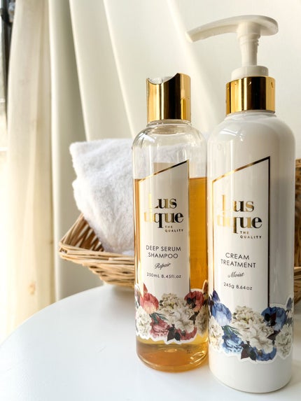 ディープセラムシャンプー リペア/クリームトリートメント モイスト/Lustique/サロンシャンプーを使ったクチコミ(8枚目)