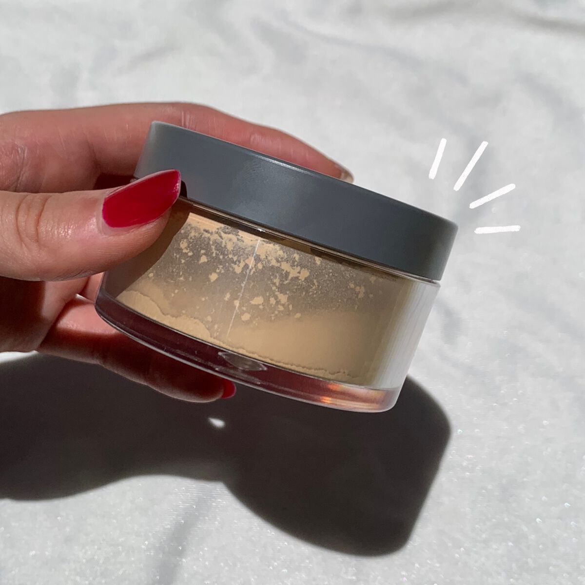 フィニッシングパウダー マット/チャコット・コスメティクス/ルースパウダーを使ったクチコミ(2枚目)