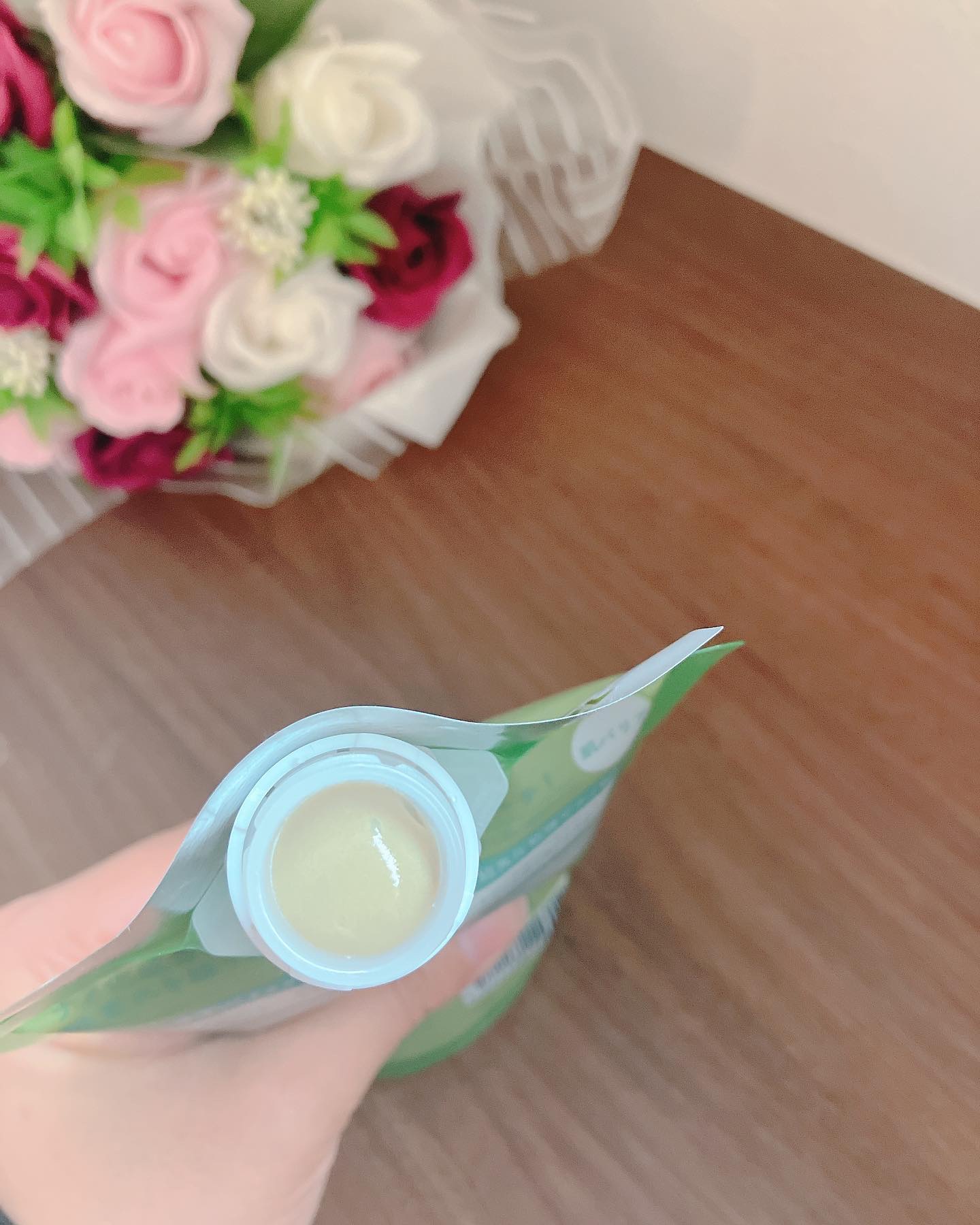 skinmarche WAOPLUS ハートリーフマグワートブースターマスク/ブレーンコスモス/洗い流すパック・マスクを使ったクチコミ（3枚目）