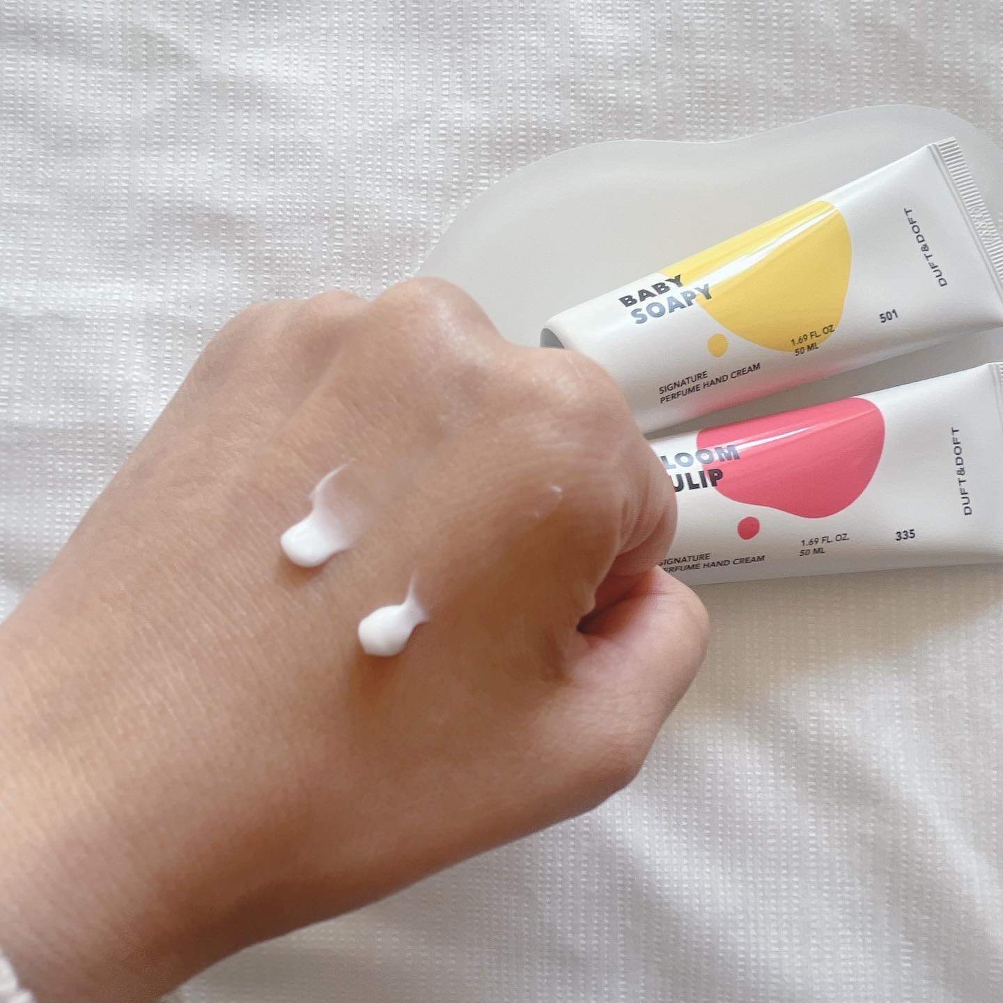 シグネチャーパフュームハンドクリーム ブルームチューリップ/DUFT&DOFT/その他を使ったクチコミ（2枚目）