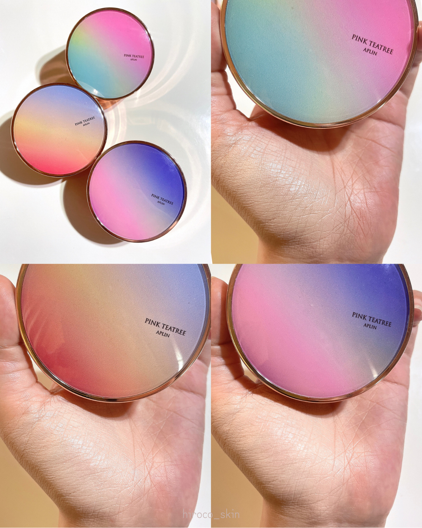 ピンクティーツリーカバープライマークッション/APLIN/クッションファンデーションを使ったクチコミ（3枚目）