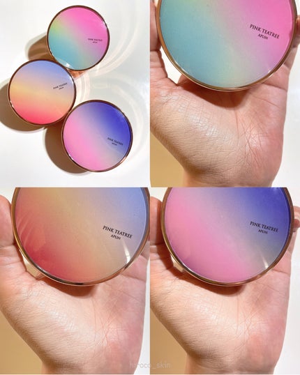 ピンクティーツリーカバープライマークッション/APLIN/クッションファンデーションを使ったクチコミ(3枚目)