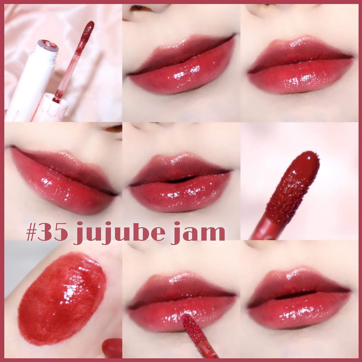 ジューシーラスティングティント/rom&nd/リップティントを使ったクチコミ（3枚目）