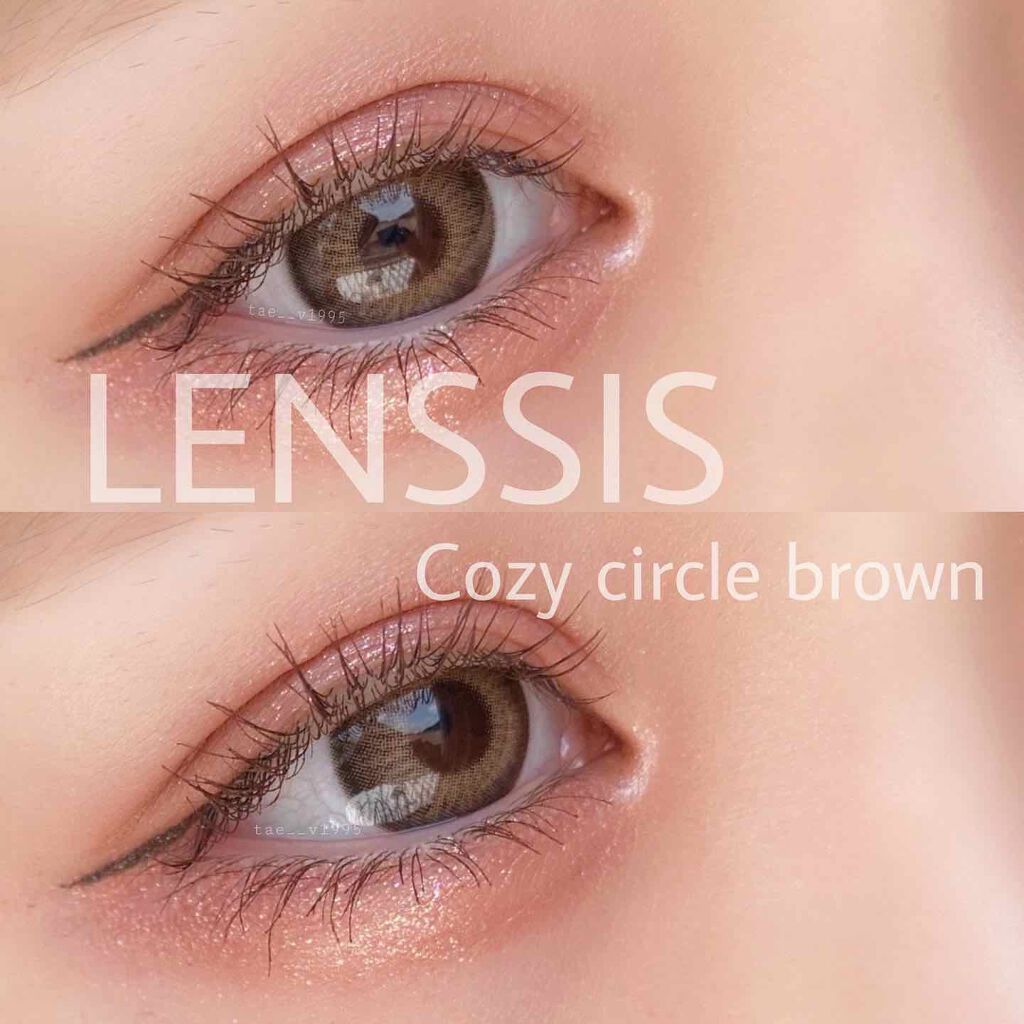コージーシリーズ/LENSSIS/カラーコンタクトレンズを使ったクチコミ(1枚目)