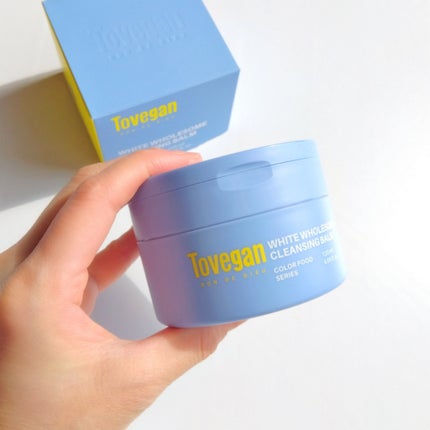 カラーフードシリーズホワイトホールサムクレンジングバーム/Tovegan/クレンジングバームを使ったクチコミ(7枚目)