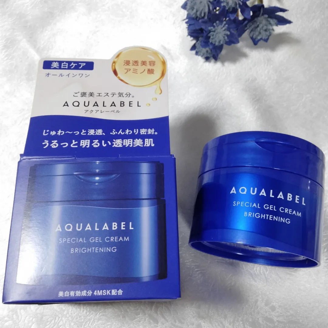 スペシャルジェルクリームA （ホワイト）（医薬部外品）/アクアレーベル/オールインワン化粧品を使ったクチコミ（3枚目）