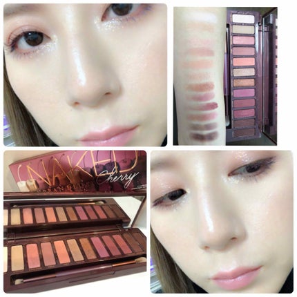 NAKED cherry/アーバンディケイ/アイシャドウパレットを使ったクチコミ(2枚目)