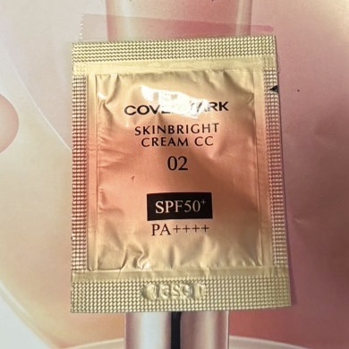 スキンブライト クリーム CC 02 自然な肌色/COVERMARK/CCクリームを使ったクチコミ（1枚目）