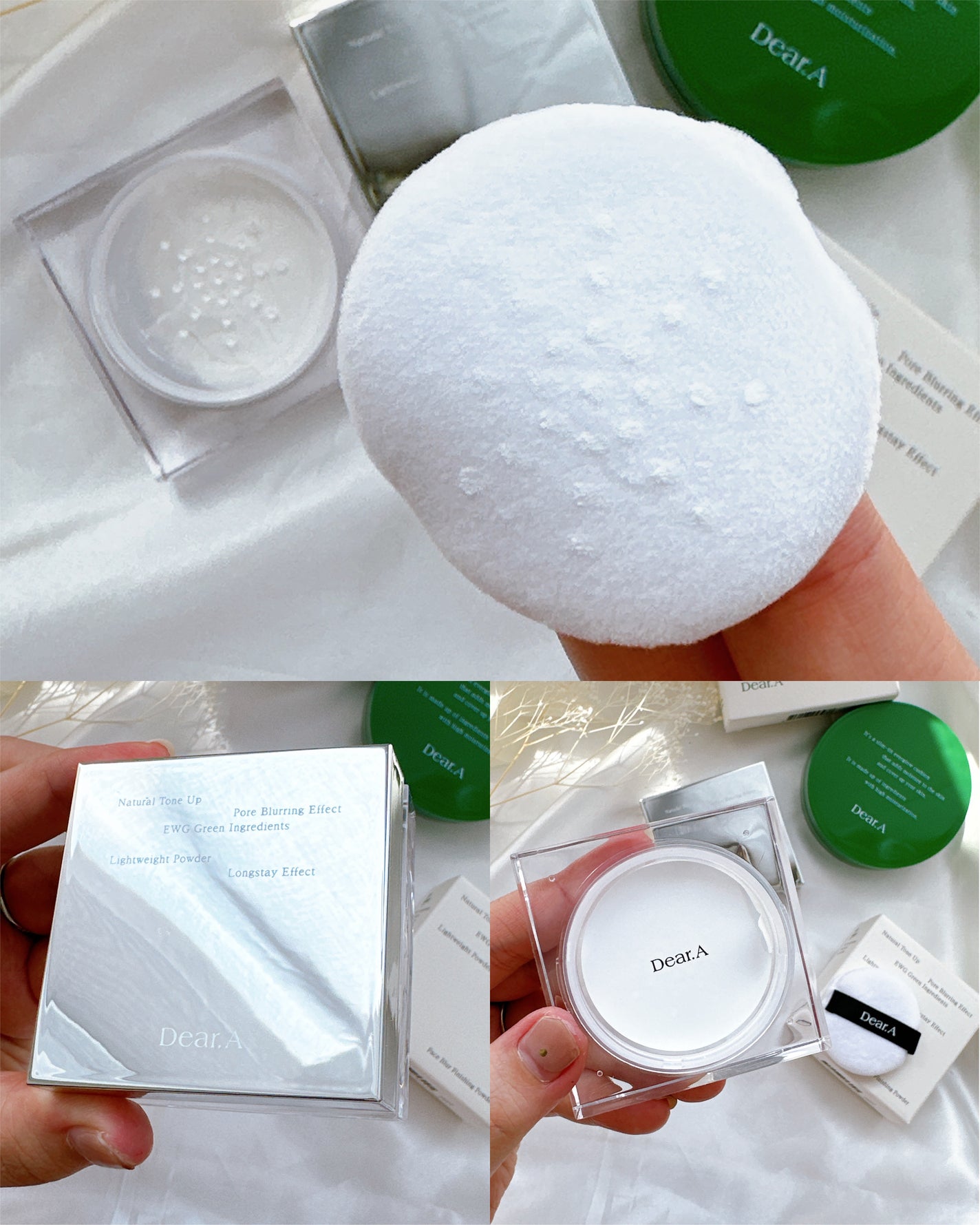 フェイス ブラー フィニッシング パウダー/Dear.A/ルースパウダーを使ったクチコミ(2枚目)