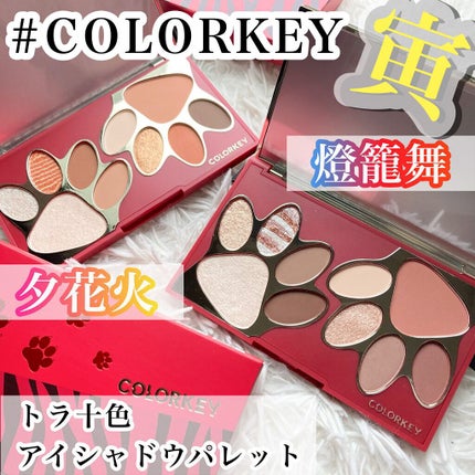 トラ十色アイシャドウパレット/COLORKEY/アイシャドウパレットを使ったクチコミ(1枚目)