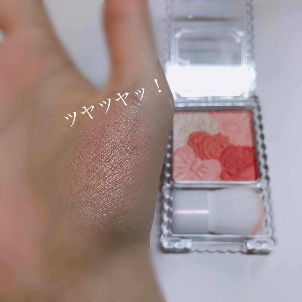 グロウフルールチークス 13 ジューシーポップフルール/キャンメイク/パウダーチークを使ったクチコミ（2枚目）