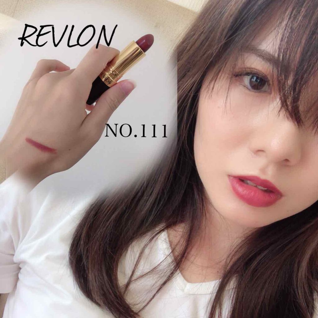 スーパー ラストラス リップスティック/REVLON/口紅を使ったクチコミ(1枚目)