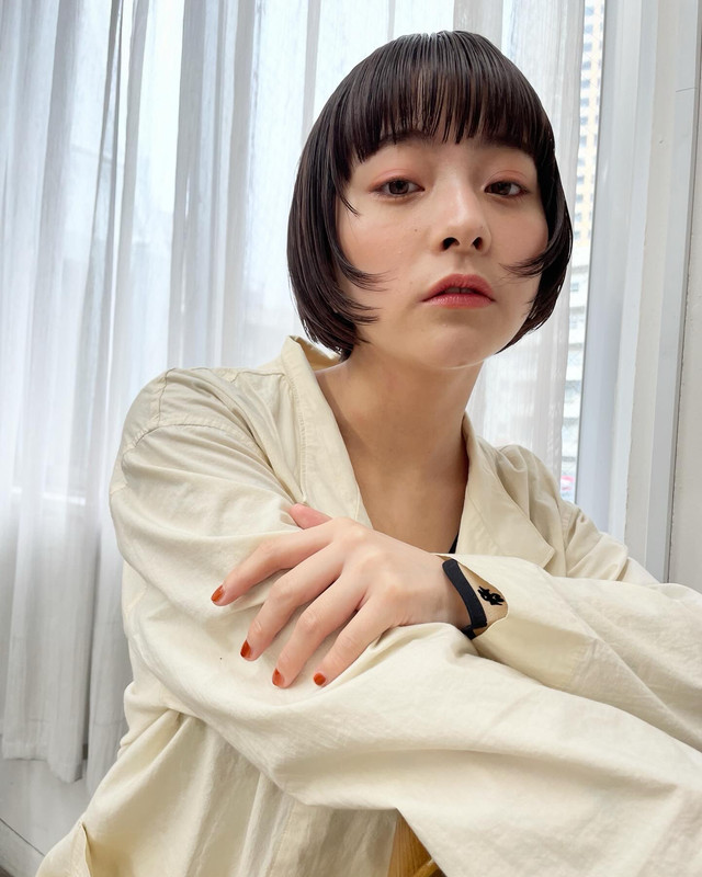 ショートカットの女性