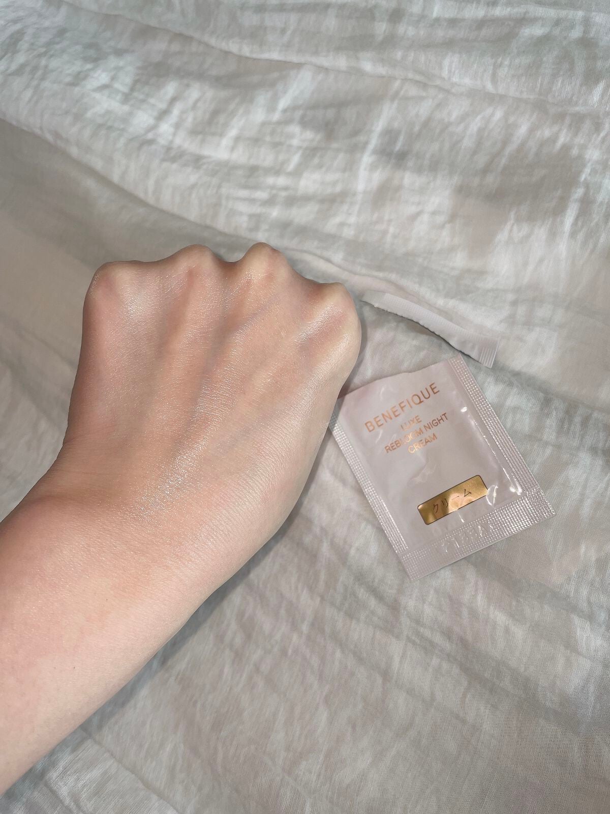 リュクス リブルームナイトクリーム/BENEFIQUE/フェイスクリームを使ったクチコミ(6枚目)