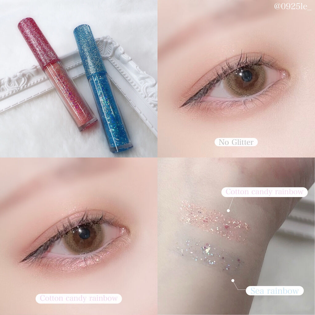 パールブリーアイグリッター/BLACK ROUGE/グリッターを使ったクチコミ（3枚目）