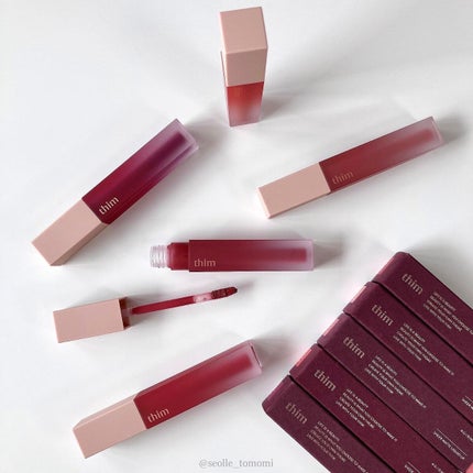 シアーマットリキッドリップ/thim/口紅を使ったクチコミ(7枚目)