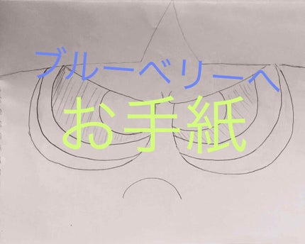 めいさ on LIPS 「遅くなってごめんね!お手紙ブルーベリーへ最初の画像は気にしない..」(1枚目)