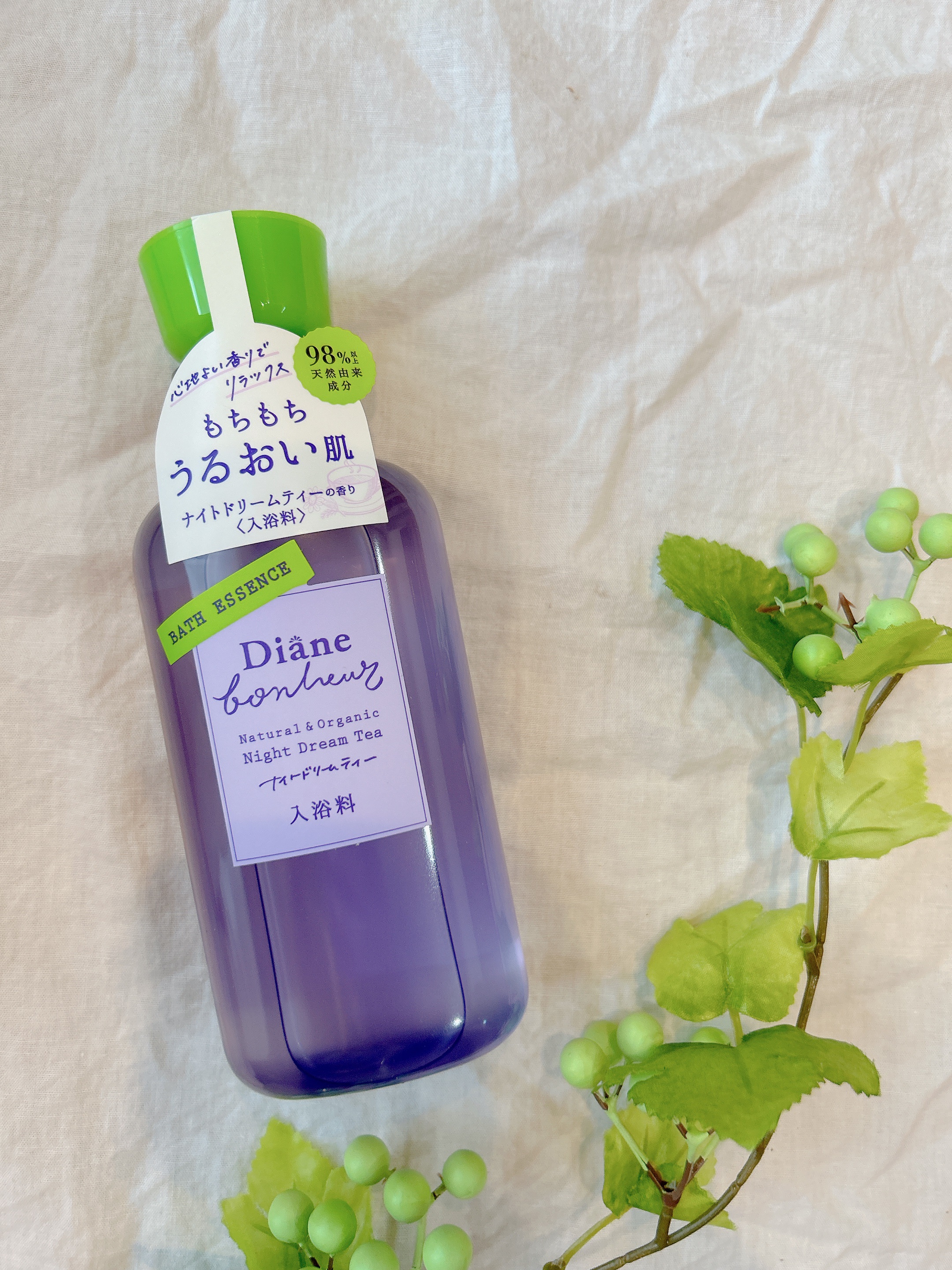 ボヌール バスエッセンス ナイトドリームティーの香り/ダイアン/保湿系入浴剤を使ったクチコミ（2枚目）