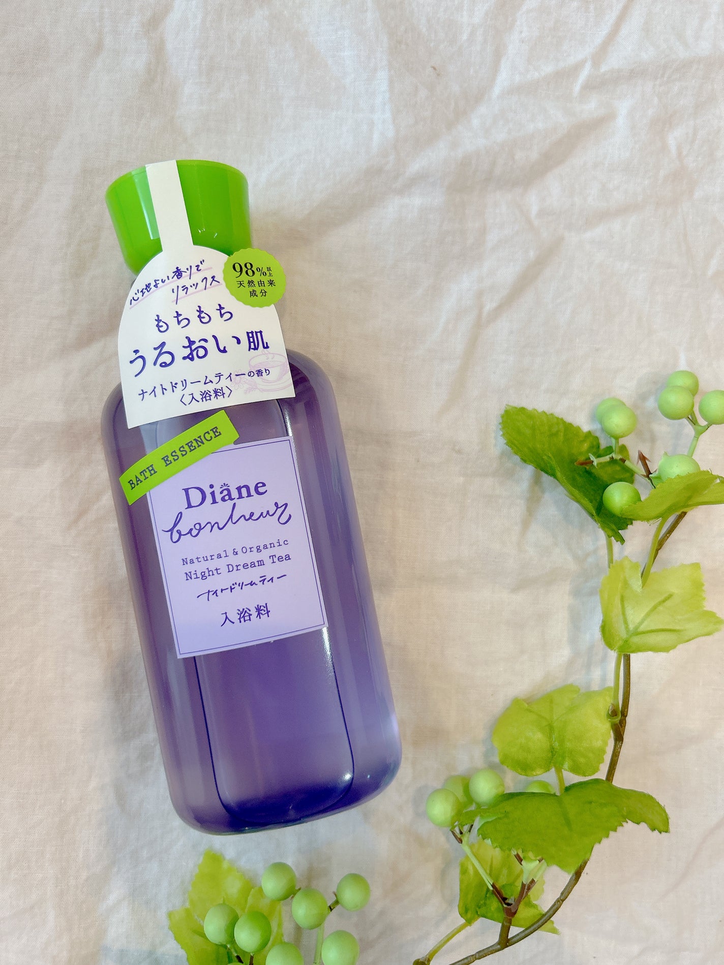 ボヌール バスエッセンス ナイトドリームティーの香り/ダイアン/保湿系入浴剤を使ったクチコミ(2枚目)