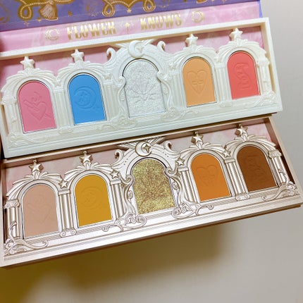 ローズユニコーンシリーズ アイシャドウパレット ワンダリングポエット(吟遊詩人)/FlowerKnows/アイシャドウパレットを使ったクチコミ(2枚目)