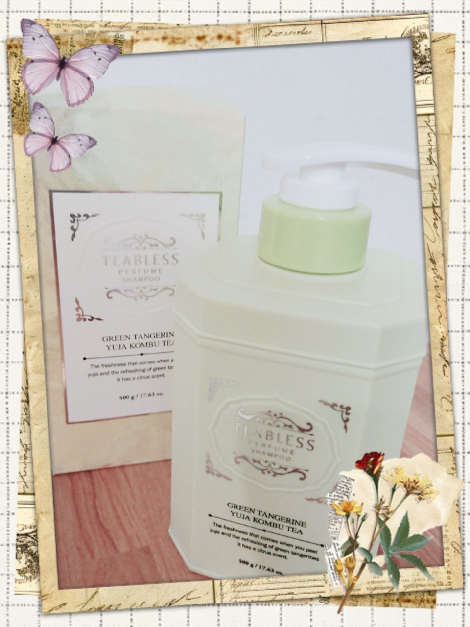 清柑柚子コンブチャパヒューム薄毛ケアシャンプー/TEABLESS/市販シャンプーを使ったクチコミ（1枚目）
