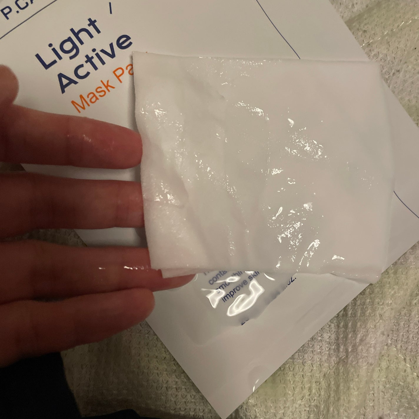 ライトアクティブマスクパック/P.CALM/シートマスク・パックを使ったクチコミ(3枚目)