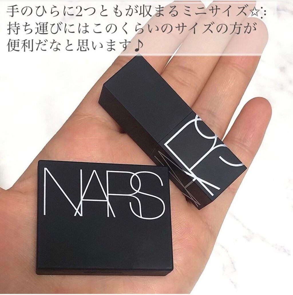 ソフトラスト ミニリップ&ブラッシュデュオ/NARS/メイクアップキットを使ったクチコミ(6枚目)