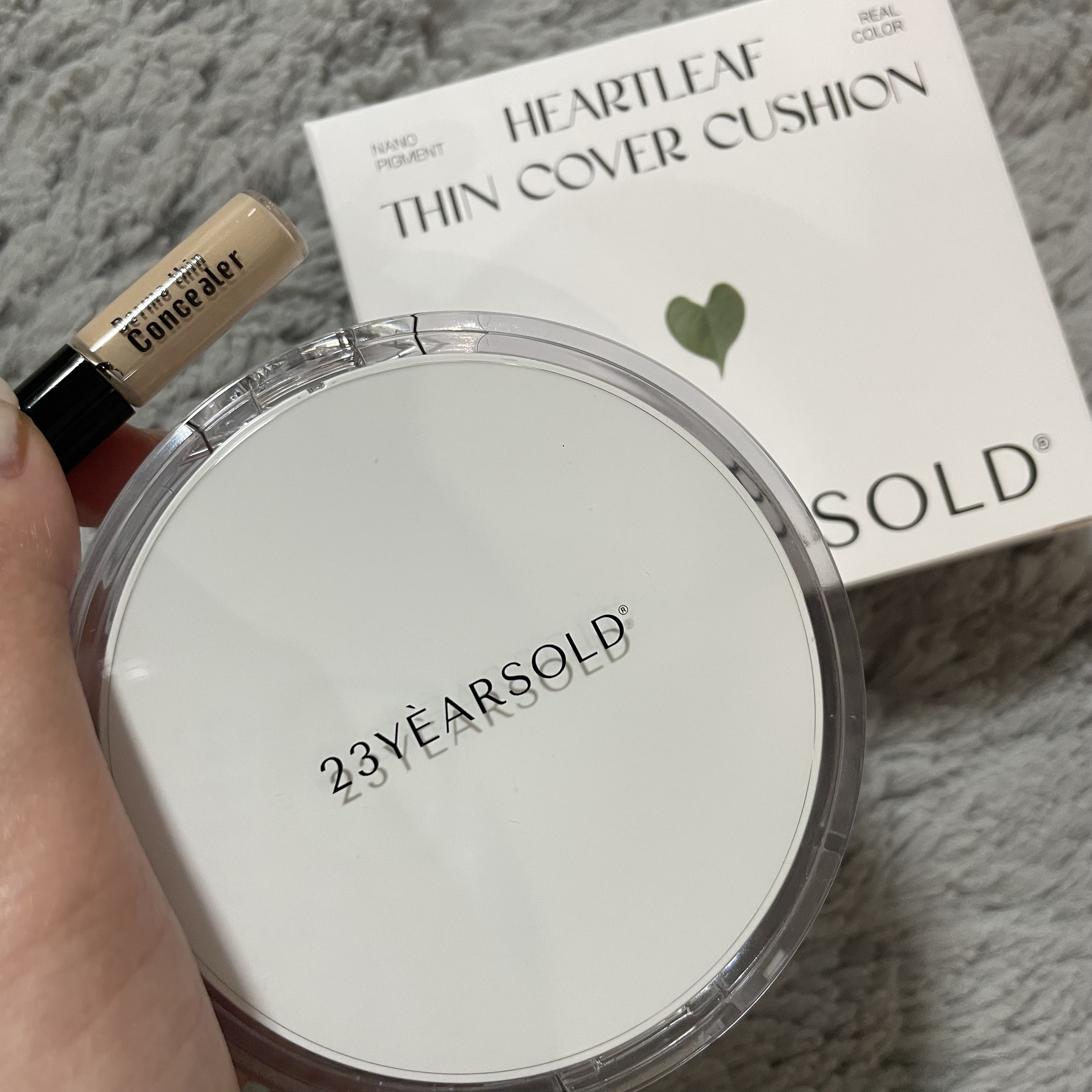 ハートリーフシーンカバークッション/23years old/クッションファンデーションを使ったクチコミ（1枚目）